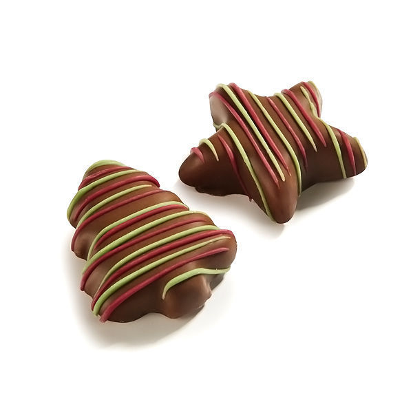 Afbeelding van Marsepein ster en boom