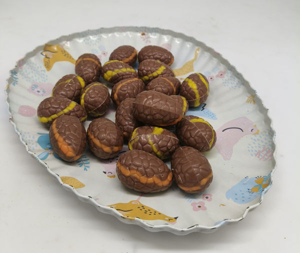 Afbeelding van Paaseitjes koker toffee/advocaat