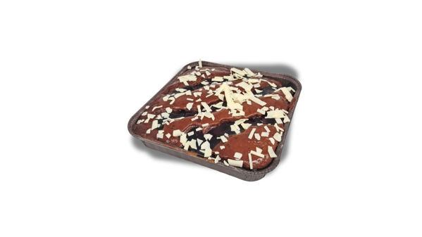 Afbeelding van Chocolade kersen plaatcake
